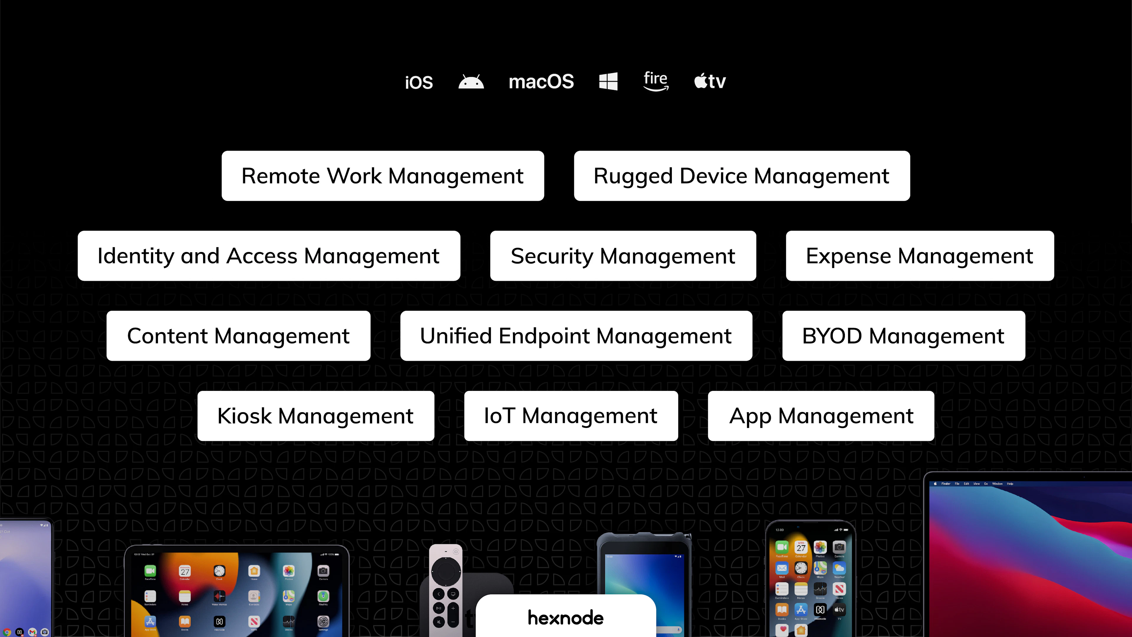 screenshot of Hexnode UEM